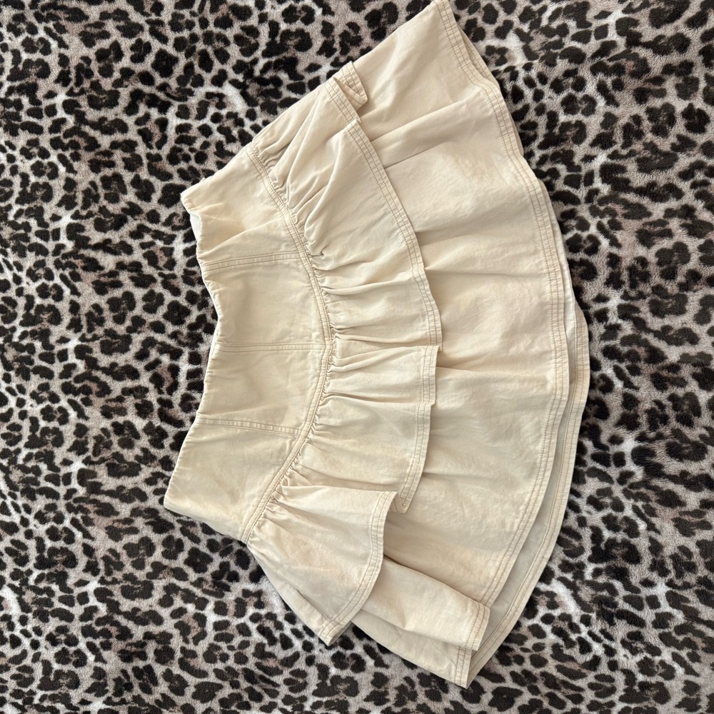 American Eagle Outfitters Cream Skirt